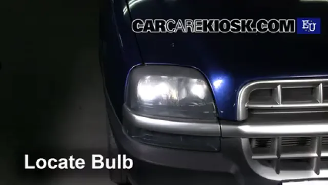 2003 Fiat Doblo Malibu 1.9L 4 Cyl. Diesel Éclairage Feux de croisement (remplacer l'ampoule)